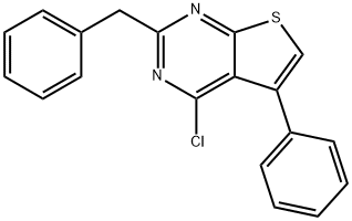 2-苄基-4-氯-5-苯基噻吩并[2,3-D]嘧啶,83548-62-3,结构式