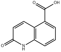 2-hydroxyquinoline-5-carboxylic acid Structure