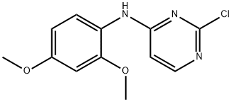 2-chloro-N-(2,4-diMethoxyphenyl)pyriMidin-4-aMine, 837423-56-0, 结构式