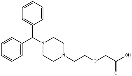 Acetic acid, 2-[2-[4-(diphenylMethyl)-1-piperazinyl]ethoxy]-|左西替利嗪杂质20