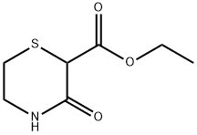 ethyl 3-oxothioMorpholine-2-carboxylate 化学構造式