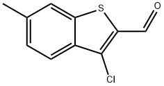 3-氯-6-甲基苯并[B]噻吩-2-甲醛, 84258-86-6, 结构式