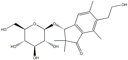 表蕨素 D 3-O-葡萄糖甙,84299-80-9,结构式
