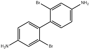 4,4'-ジアミノ-2,2'-ジブロモビフェニル 化学構造式