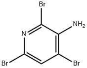 2,4,6-トリブロモピリジン-3-アミン 化学構造式