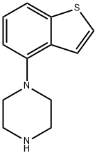 1-(1-ベンゾチオフェン-4-イル)ピペラジン 化学構造式