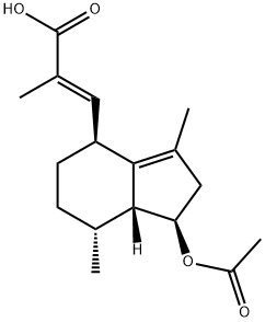 アセトキシバレレン酸 化学構造式