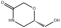 (S)-6-羟甲基-吗啉-3-酮, 847805-30-5, 结构式