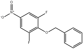 Benzene, 1,3-difluoro-5-nitro-2-(phenylMethoxy)- Struktur