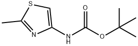 (2-甲基噻唑-4-基)氨基甲酸叔丁酯, 848472-61-7, 结构式