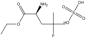 L-Leucine, 4-fluoro-, ethyl ester, sulfate (1:1) Structure