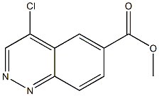 4-Chloro-6-cinnolinecarboxylic acid methyl ester Struktur