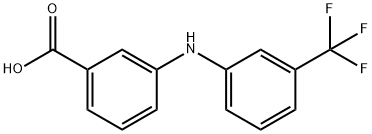 3-((3-(Trifluoromethyl)phenyl)amino)benzoic acid Structure