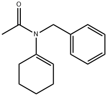 N-1-环己烯-1-基-N-苄基乙酰胺 结构式
