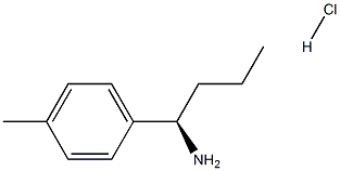 (R)-1-(对甲苯基)-1-丁胺盐酸盐 结构式