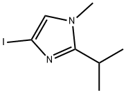 4-iodo-2-isopropyl-1-Methyl-1H-iMidazole Struktur