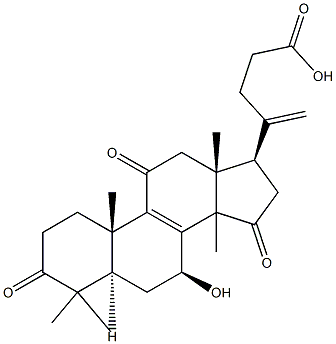 20(21)-去氢赤芝酸 A, 852936-69-7, 结构式