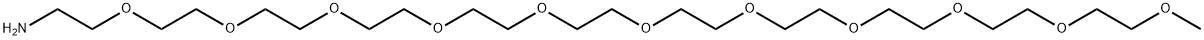 3,6,9,12,15,18,21,24,27,30,33-Undecaoxatetratriacontan-1-amine Structure