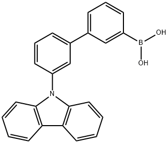 3'-(9-Carbazolyl)biphenyl-3-boronic acid, 98% Struktur