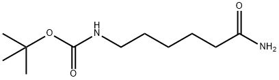 tert-Butyl (6-aMino-6-oxohexyl)carbaMate Structure