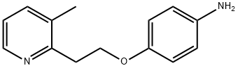 4-(2-(3-Methylpyridin-2-yl)ethoxy)aniline 结构式