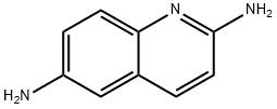 キノリン-2,6-ジアミン 化学構造式