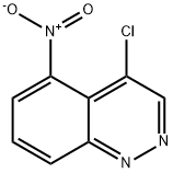 4-氯-5-硝基噌啉 结构式