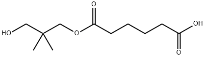Hexanedioic Acid 1-(3-Hydroxy-2,2-diMethylpropyl) Ester Structure