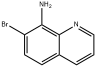 7-溴喹啉-8-胺 结构式