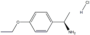 (1R)-1-(4-乙氧基苯基)乙-1-胺盐酸盐, 856562-89-5, 结构式