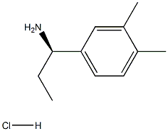 (R)-1-(3,4-二甲基苯基)丙胺盐酸盐, 856563-05-8, 结构式