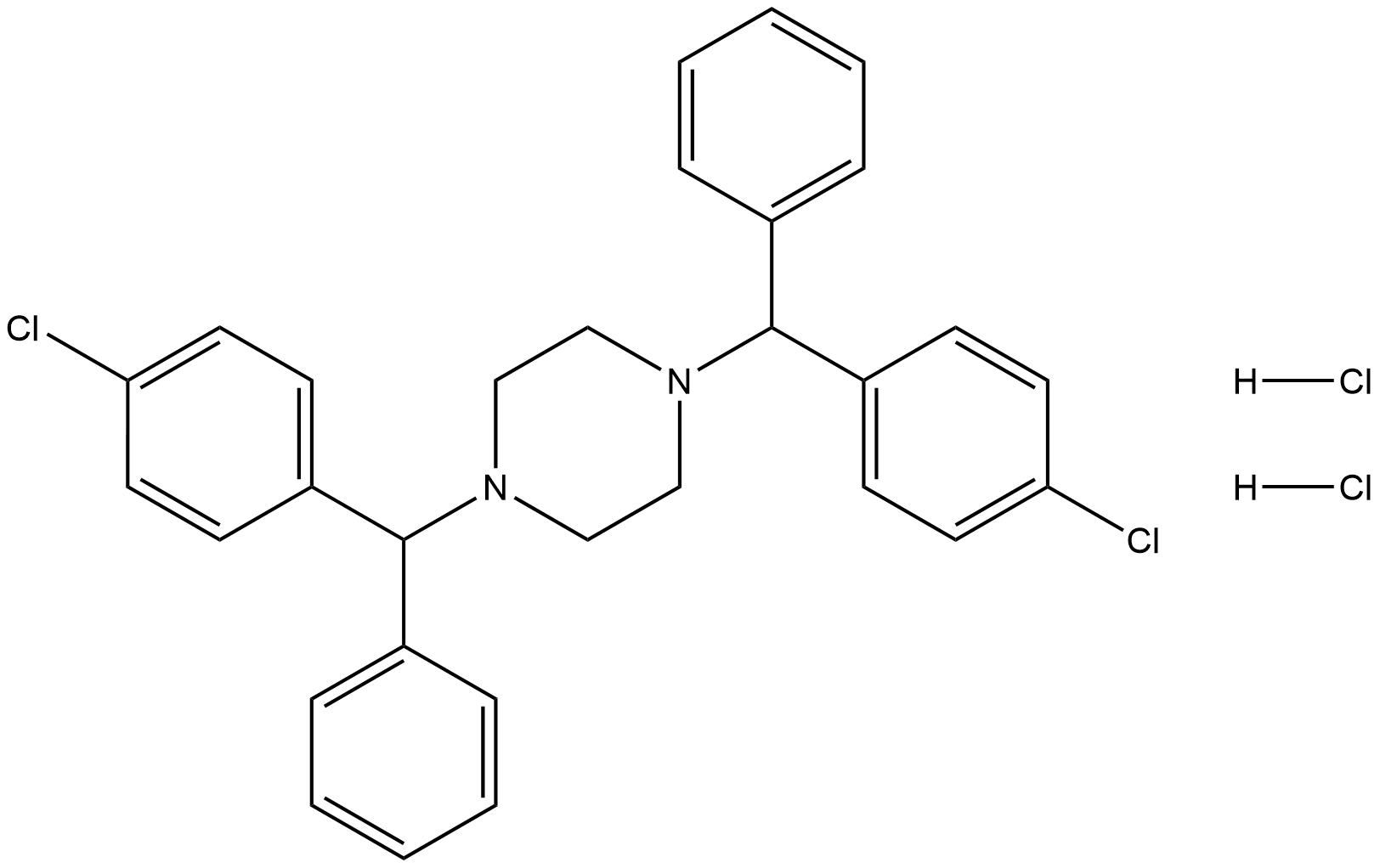 Cetirizine IMpurity D DiHCl Structure