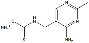 4-AMino-5-[(dithiocarboxyaMino)Methyl]-2-MethypyriMidine AMMoniuM Salt Struktur
