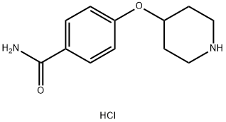 4-(Piperidin-4-yloxy)benzaMide hydrochloride Structure