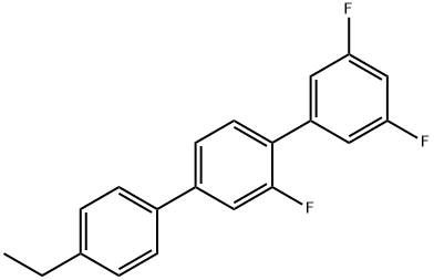 4''-乙基-2',3,5-三氟-1,1':4',1''-三联苯,857048-77-2,结构式