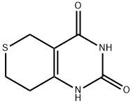 7,8-Dihydro-5H-thiopyrano[4,3-d]pyriMidine-2,4-diol Structure