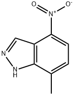 7-甲基-4-硝基-1H-吲唑, 858227-24-4, 结构式