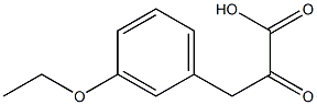 Benzenepropanoic acid, 3-ethoxy-.alpha.-oxo- Structure