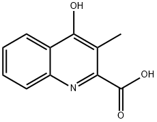 4-羟基-3-甲基-喹啉-2-羧酸, 858488-66-1, 结构式