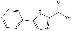 5-(吡啶-4-基)-咪唑-2-甲酸, 859076-83-8, 结构式