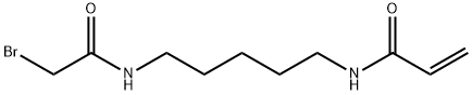 2-PROPENAMIDE,N-[5-[(BROMOACETYL)AMINO]PENTYL]- Struktur