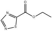 Ethyl 1,2,4-thiadiazole-5-carboxylate Struktur