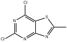 5,7-二氯-2-甲基噻唑并[4,5-D]嘧啶, 859796-00-2, 结构式