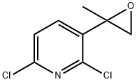 2,6-dichloro-3-(2-Methyloxiran-2-yl)pyridine Struktur