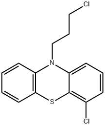 4-Chloro-10-(3-chloropropyl)-10H-phenothiazine Structure