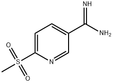 6-(Methylsulfonyl)nicotinamidine Structure