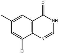 8-氯-6-甲基喹唑啉-4(3H)-酮 结构式