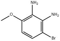 3-溴-6-甲氧基苯-1,2-二胺, 860465-93-6, 结构式