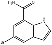 5-broMo-1H-indole-7-carboxaMide Structure