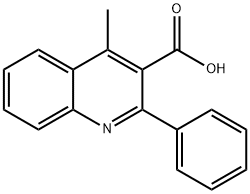4-Methyl-2-phenylquinoline-3-carboxylic acid Struktur